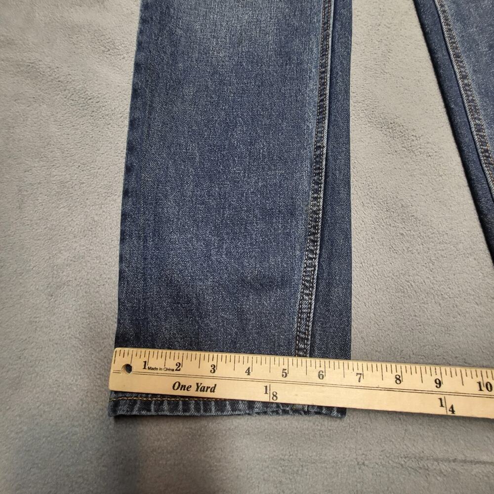 Old Navy Jeans Mens 31x31 Blue Athletic Straight Leg Distressed Denim Stretch - Picture 6 of 10